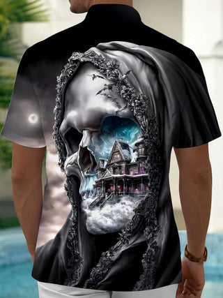 men's spooky shirt back view