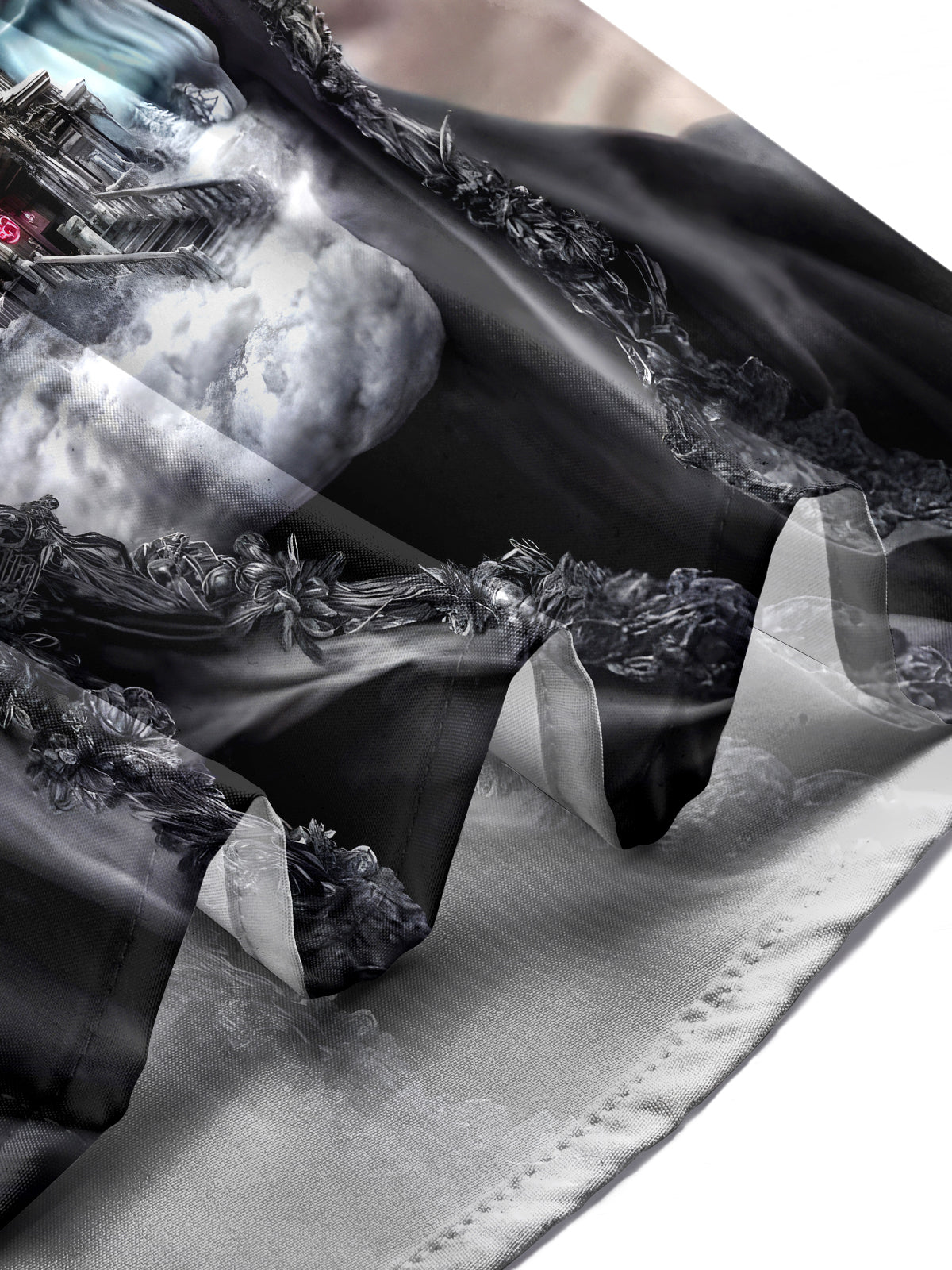 Halloween Skull Men's Pocket Short Sleeve Shirts