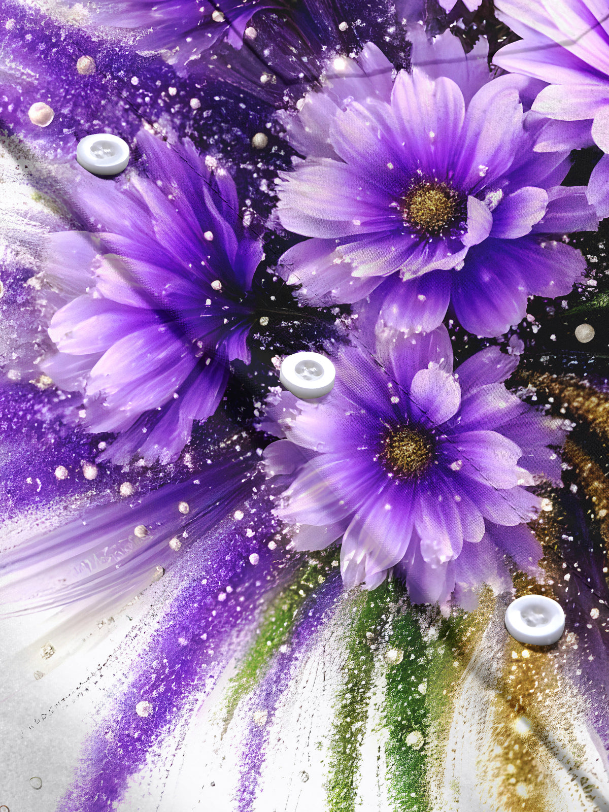 Floral Men's Pocket Short Sleeve Shirts