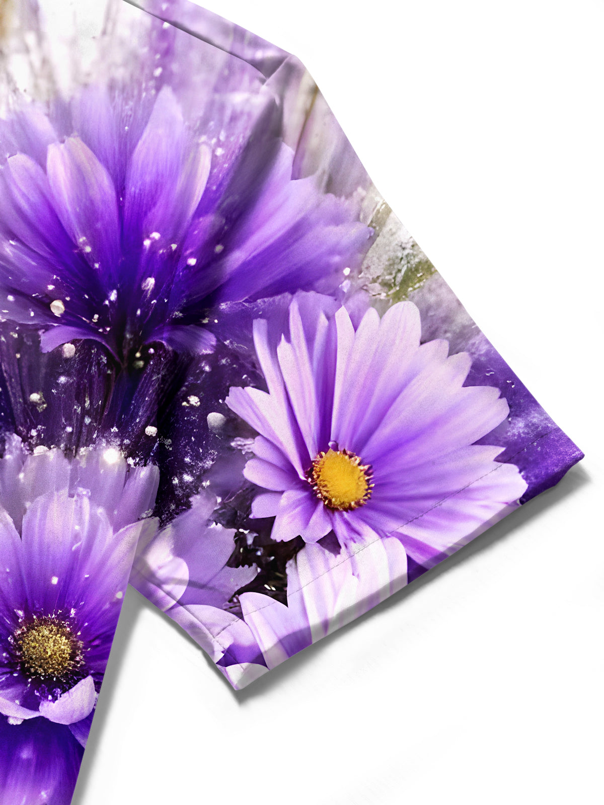 Floral Men's Pocket Short Sleeve Shirts