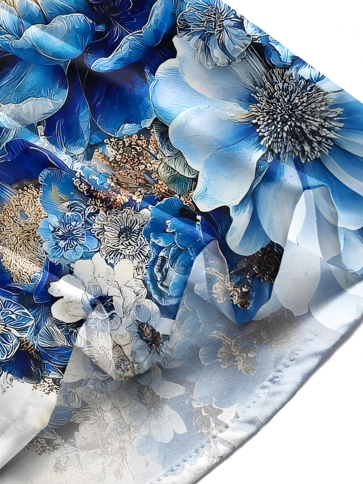 Eagle Floral Men's Pocket Short Sleeve Shirts