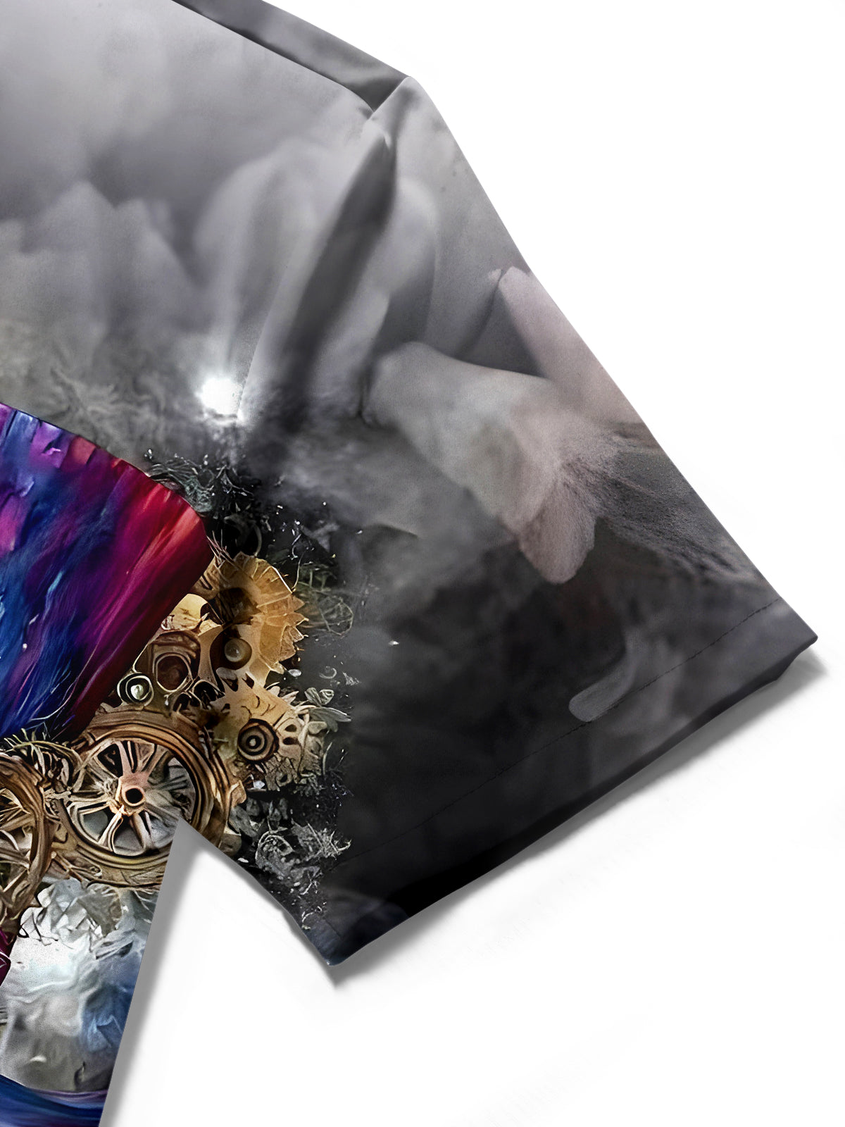 Skull Men's Pocket Short Sleeve Shirts