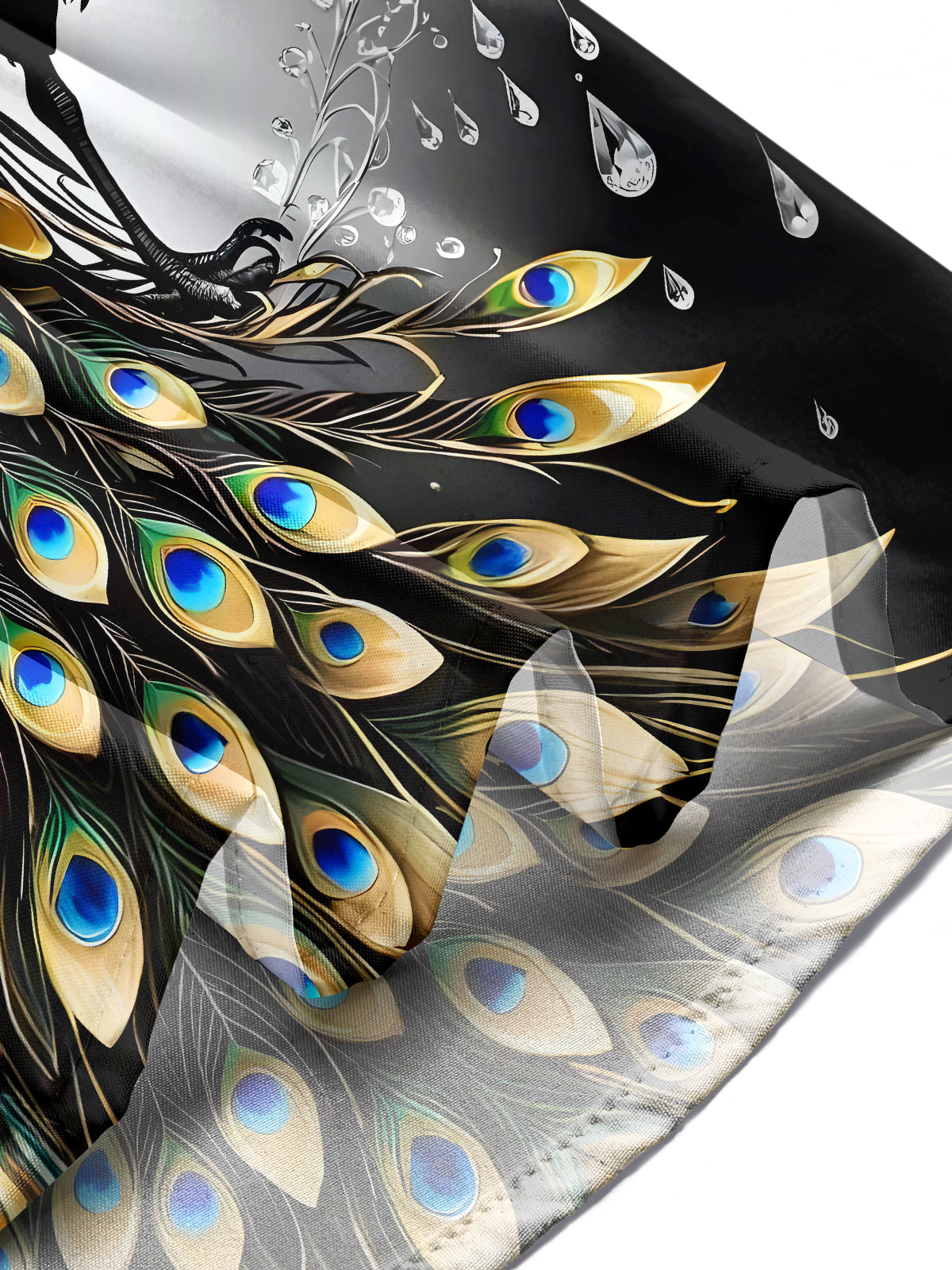 Peacock Men's Pocket Short Sleeve Shirts