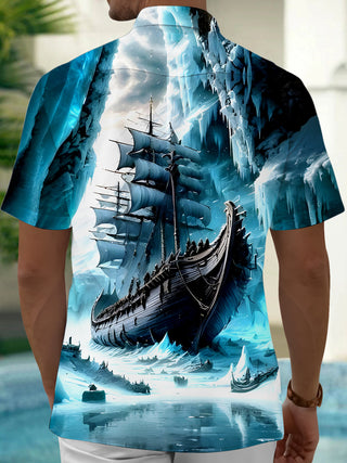 men's pocket shirt back view