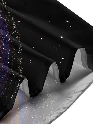 men's galaxy print shirt summer vacation
