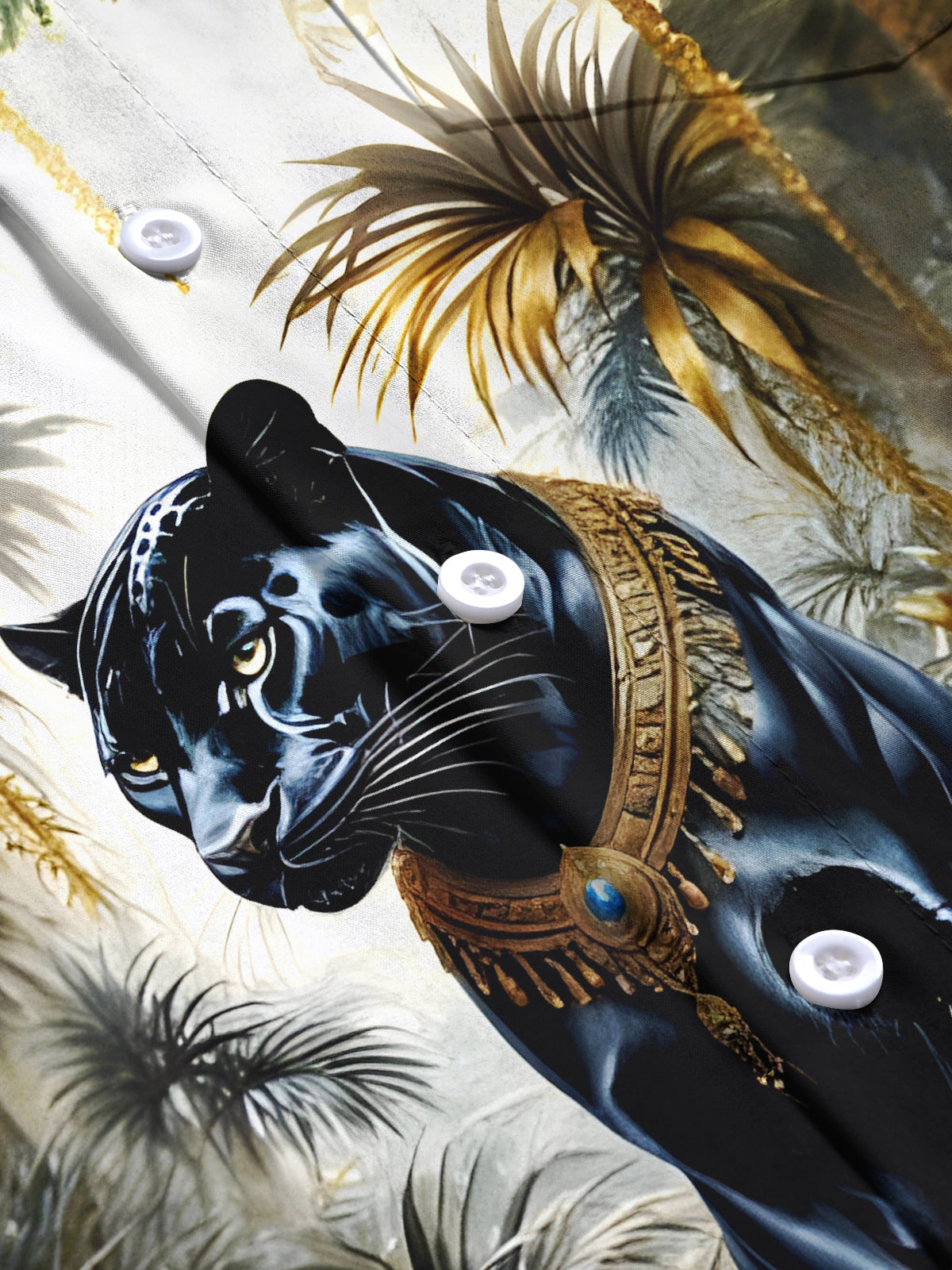 Cheetah Men's Pocket Short Sleeve Shirts