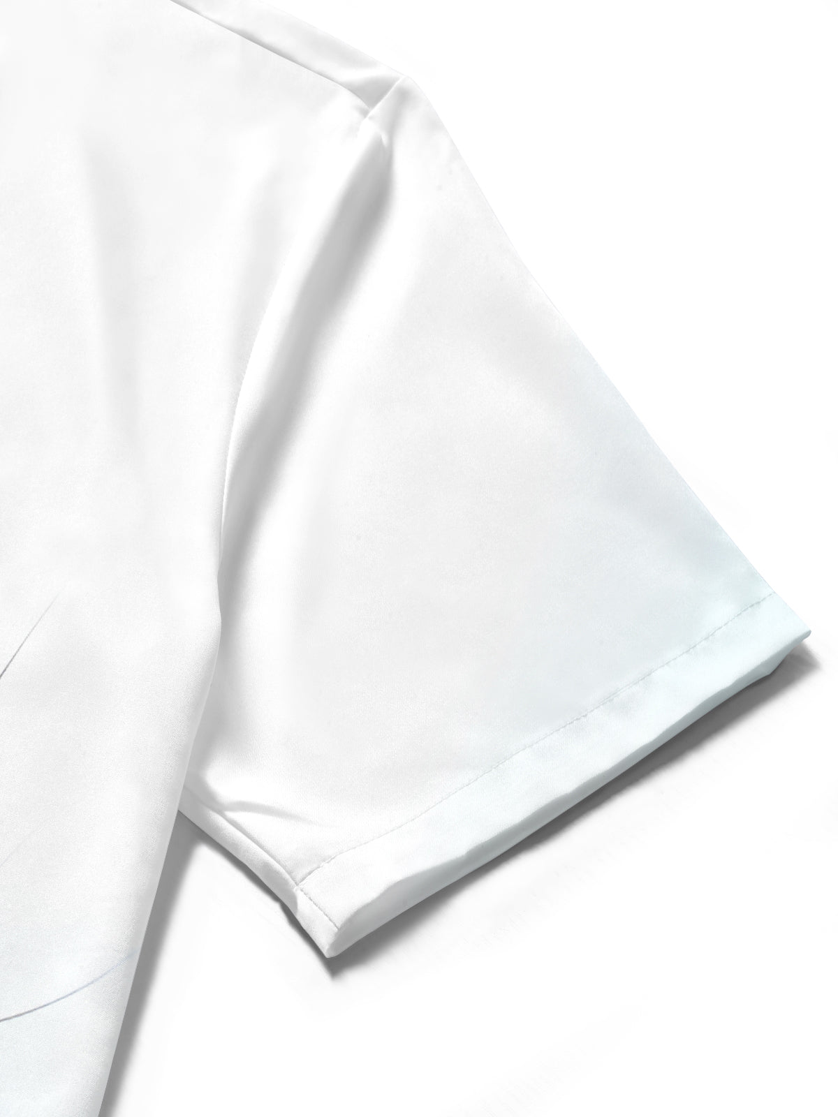 Art Gradient Cat Floral Men's Pocket Short Sleeve Shirts