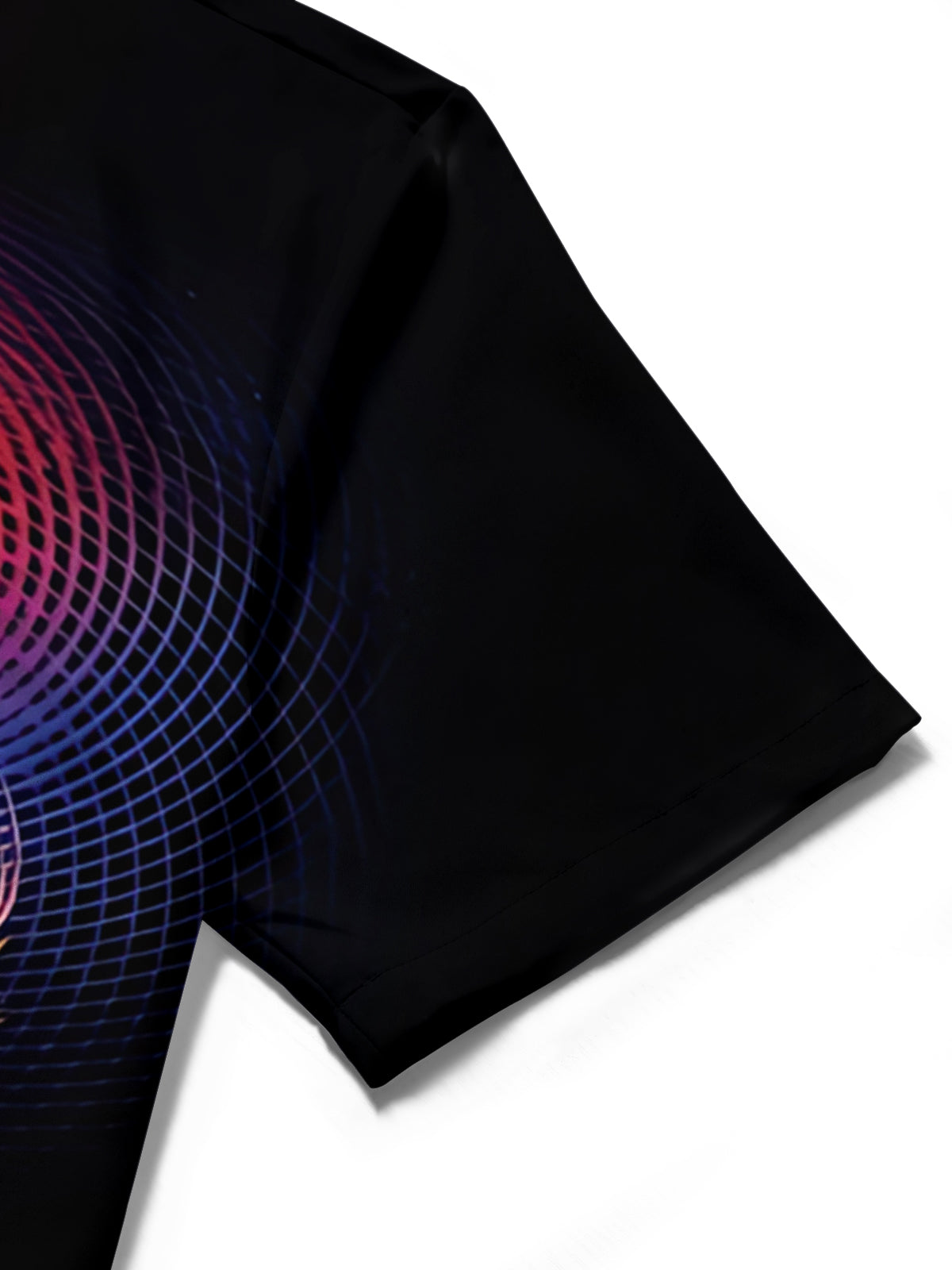 Abstract Art Print Men's Pocket Short Sleeve Shirts