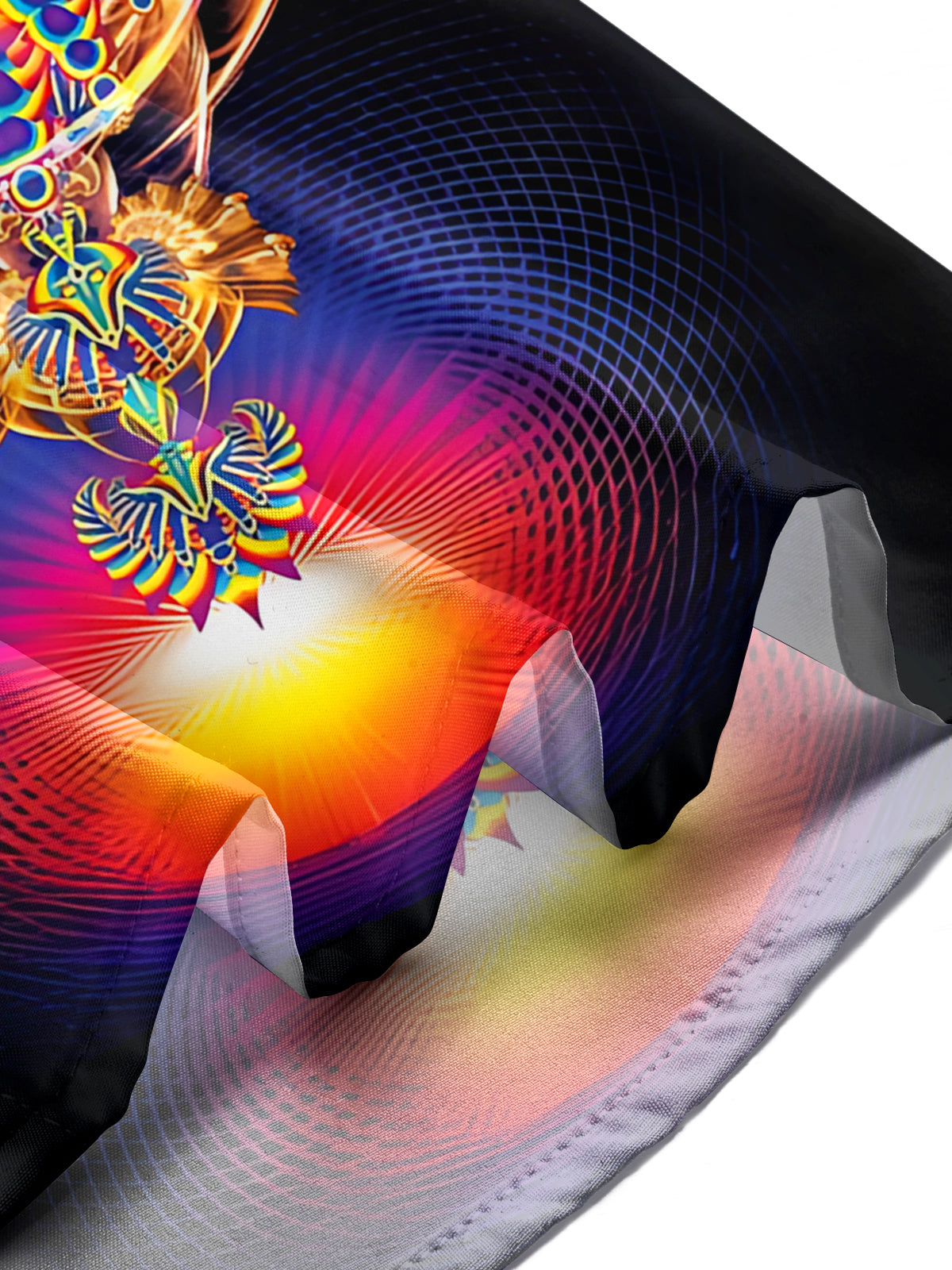 Abstract Art Print Men's Pocket Short Sleeve Shirts