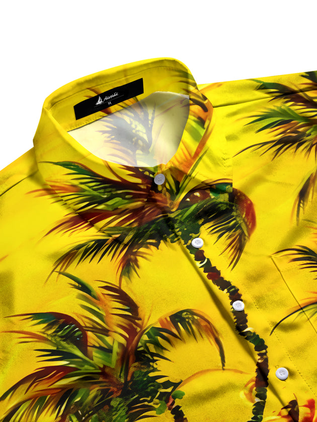 men's short sleeve shirt side view