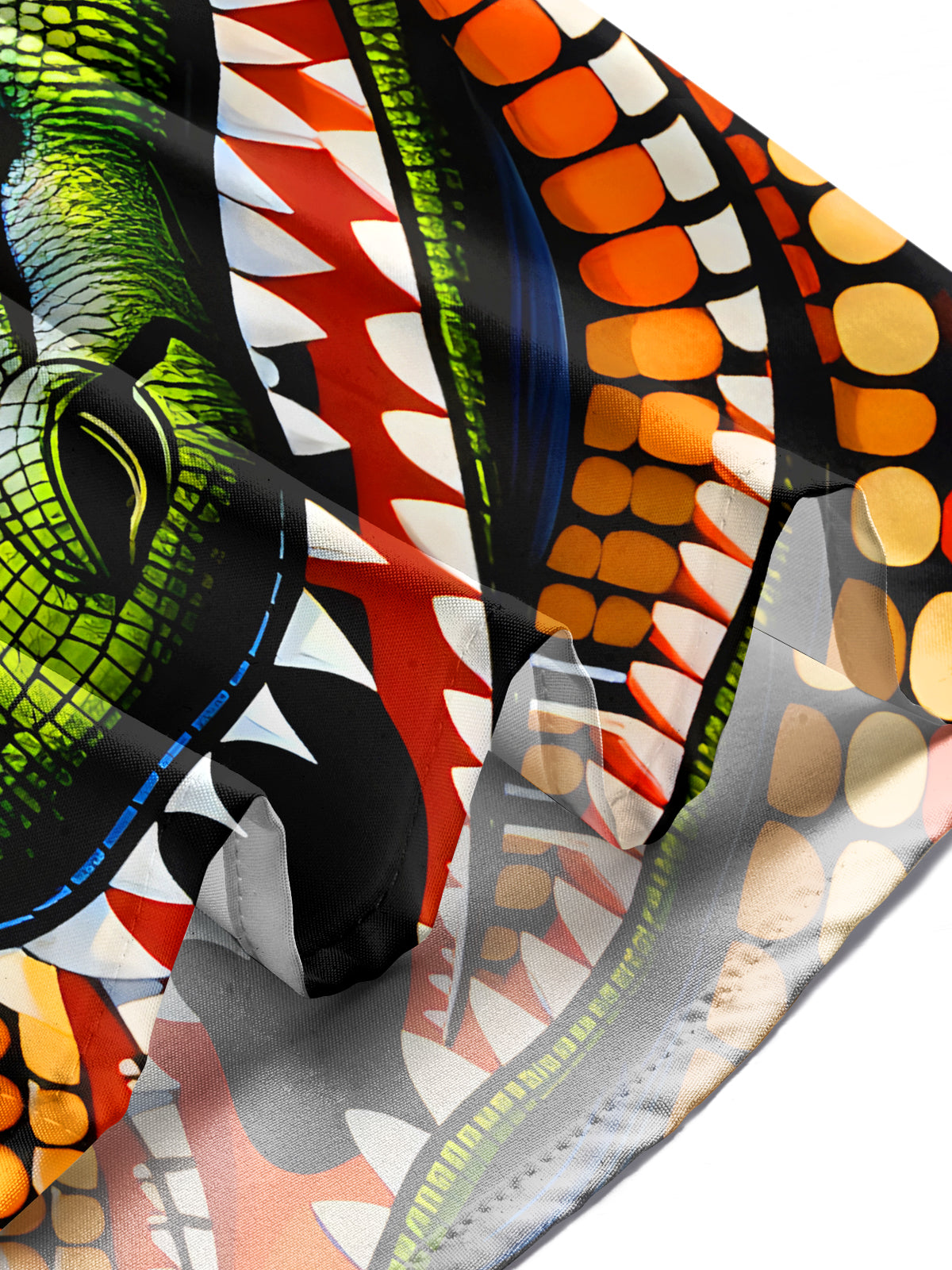 Funny Crocodile Men's Pocket Short Sleeve Shirts