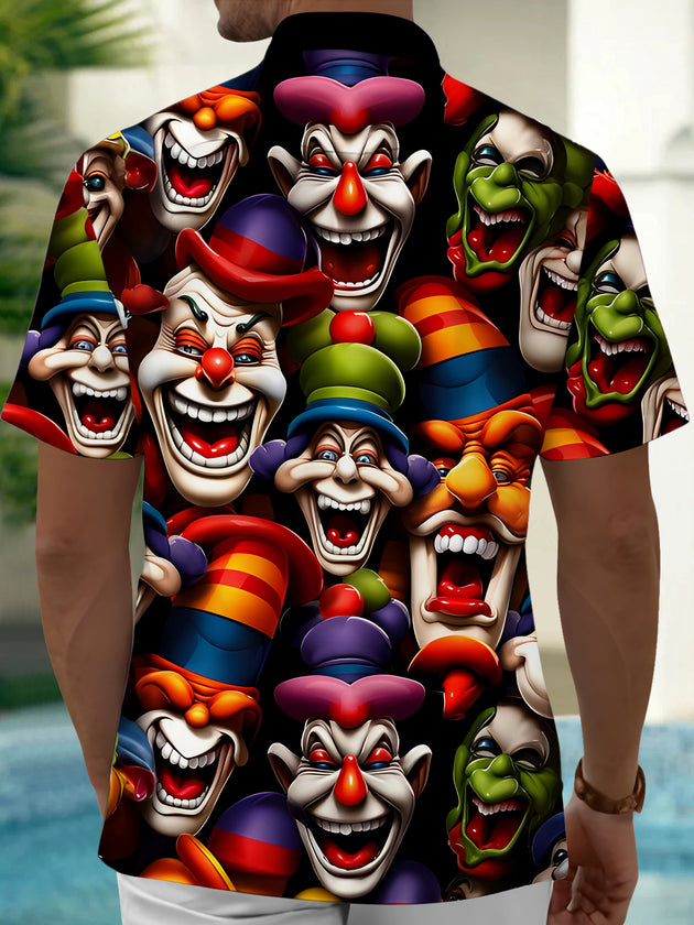 men's spooky shirt back view