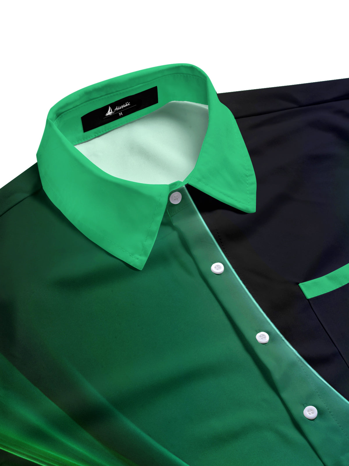 Abstract Men's Pocket Long Sleeve Shirts