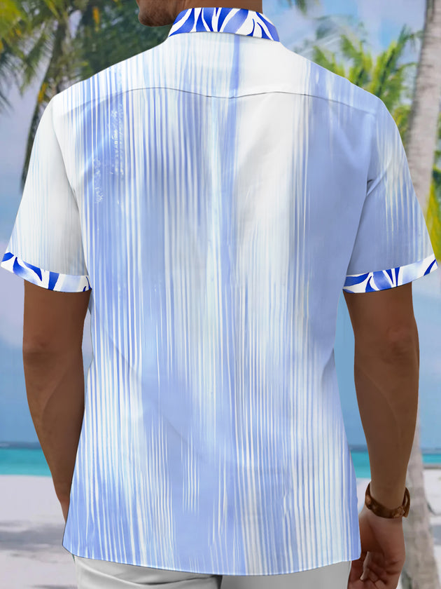 men's pocket shirt back view