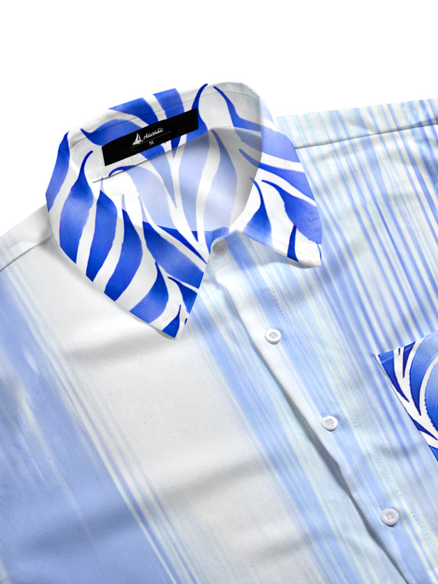 men's short sleeve shirt side view