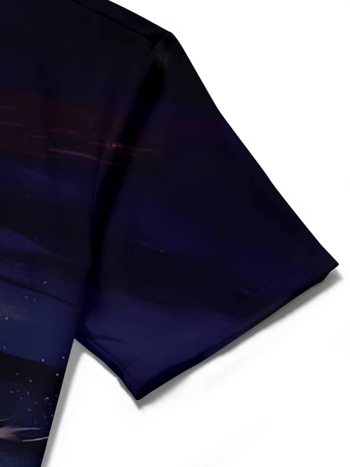 Tiger Lotus Print Men's Pocket Short Sleeve Shirts