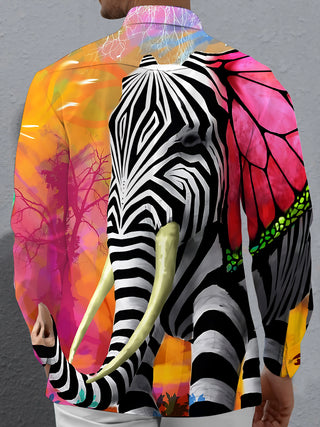 men's pocket shirt back view