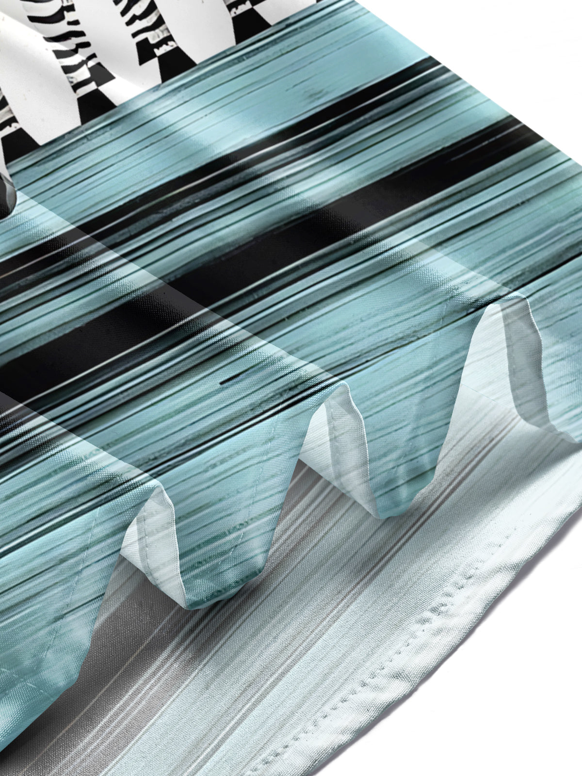 Zebra Gradient Print Men's Pocket Short Sleeve Shirts