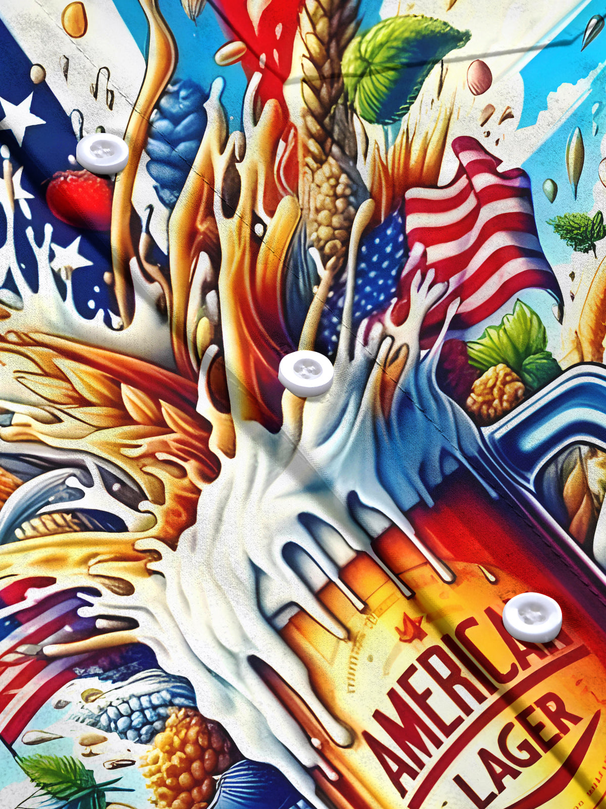 Beer Men's Pocket Short Sleeve Shirts