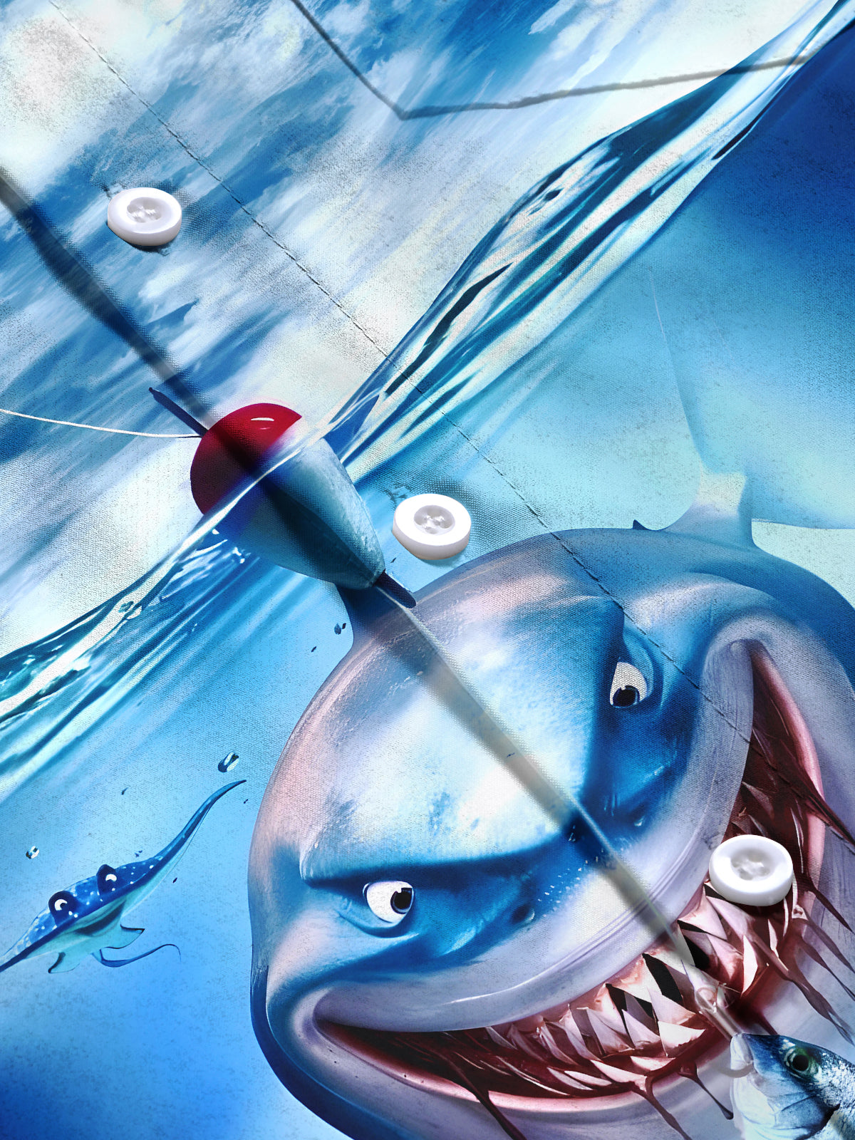 Shark Men's Pocket Short Sleeve Shirts