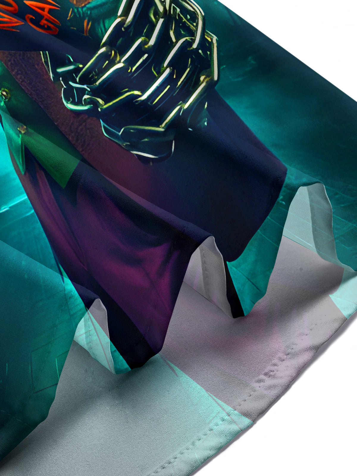 Funny Joker Halloween Men's Pocket Long Sleeve Shirts