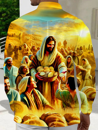 men's pocket shirt back view