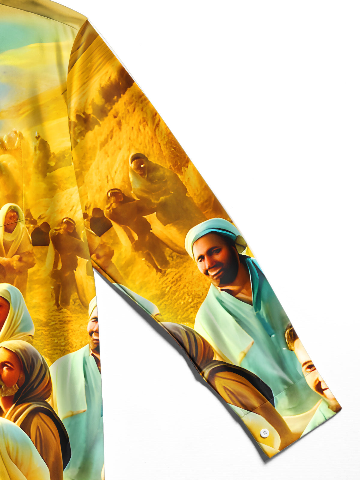 Jesus Religion Men's Pocket Long Sleeve Shirts