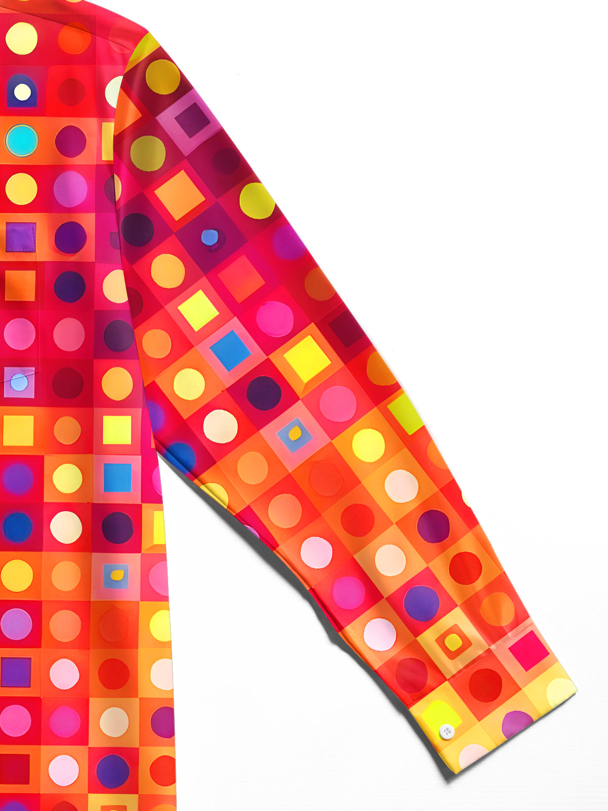 Geometry Men's Pocket Long Sleeve Shirts