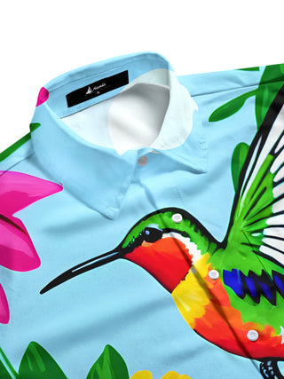 men's tropical shirt side view
