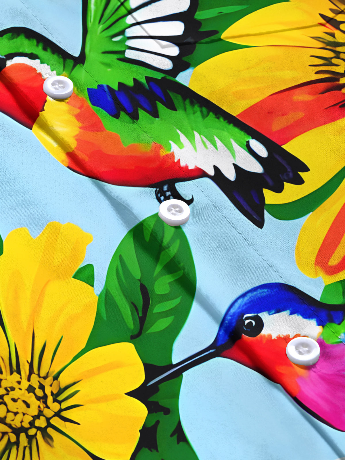 Hummingbird Men's Pocket Short Sleeve Shirts