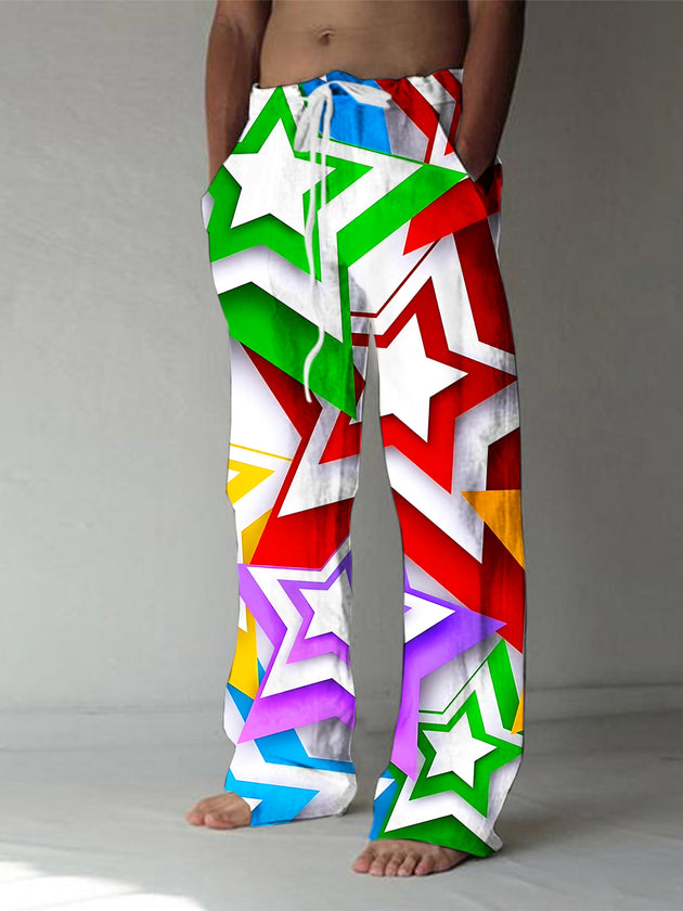 men's everyday wear casual pants back view