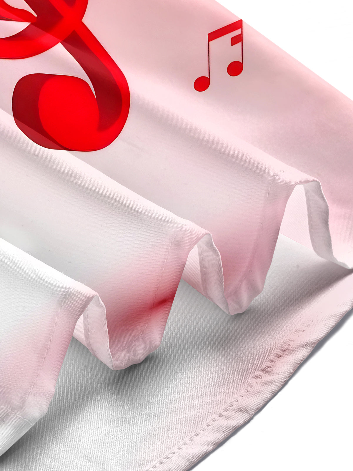 Christmas Hat Musical Note Men's Pocket Long Sleeve Shirts