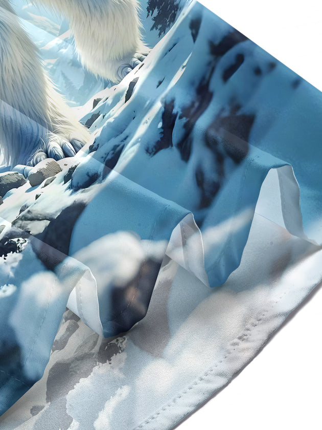 men's printed shirt close-up full sleeve