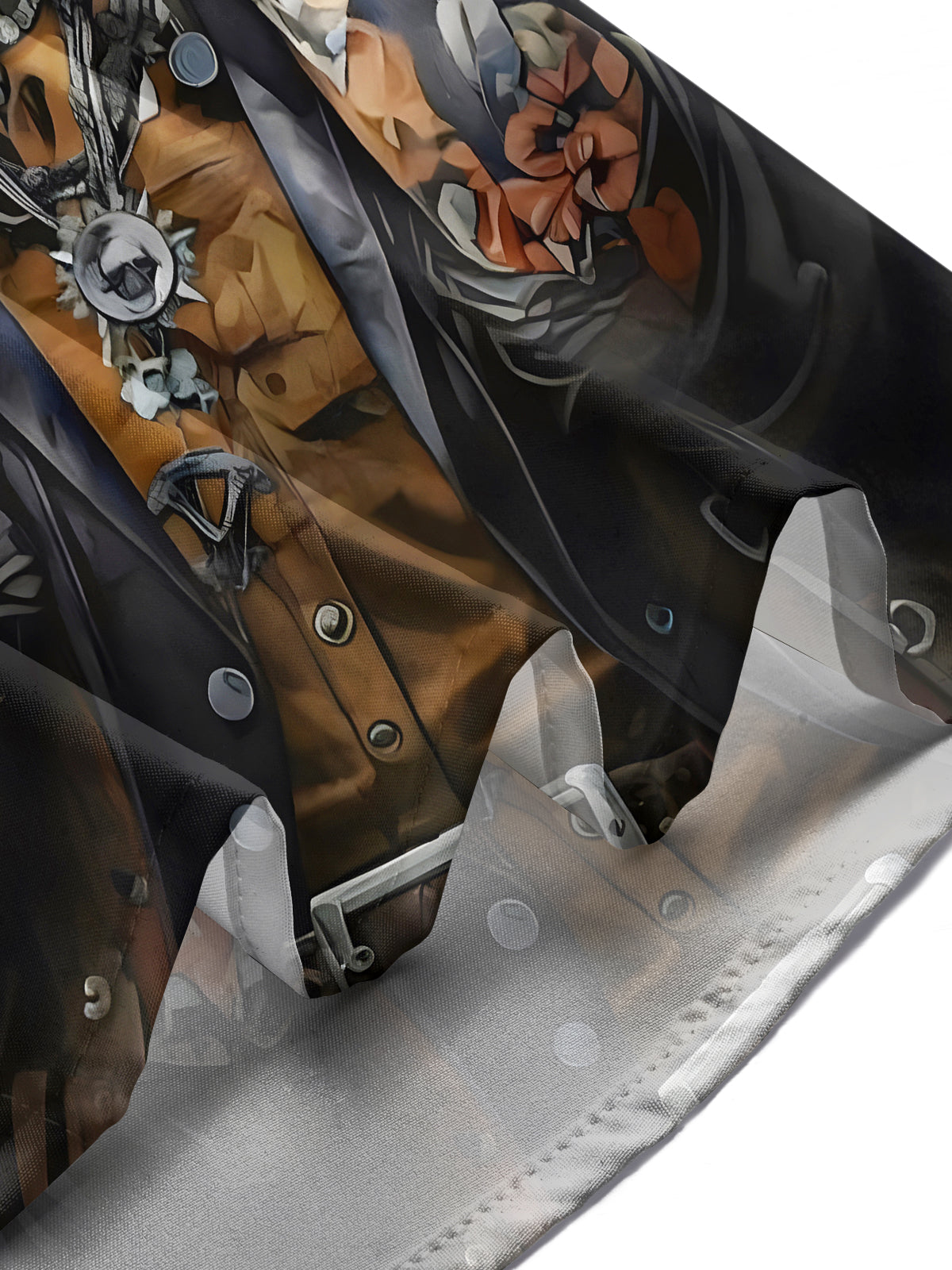 Day Of The Dead Skull Men's Pocket Short Sleeve Shirts