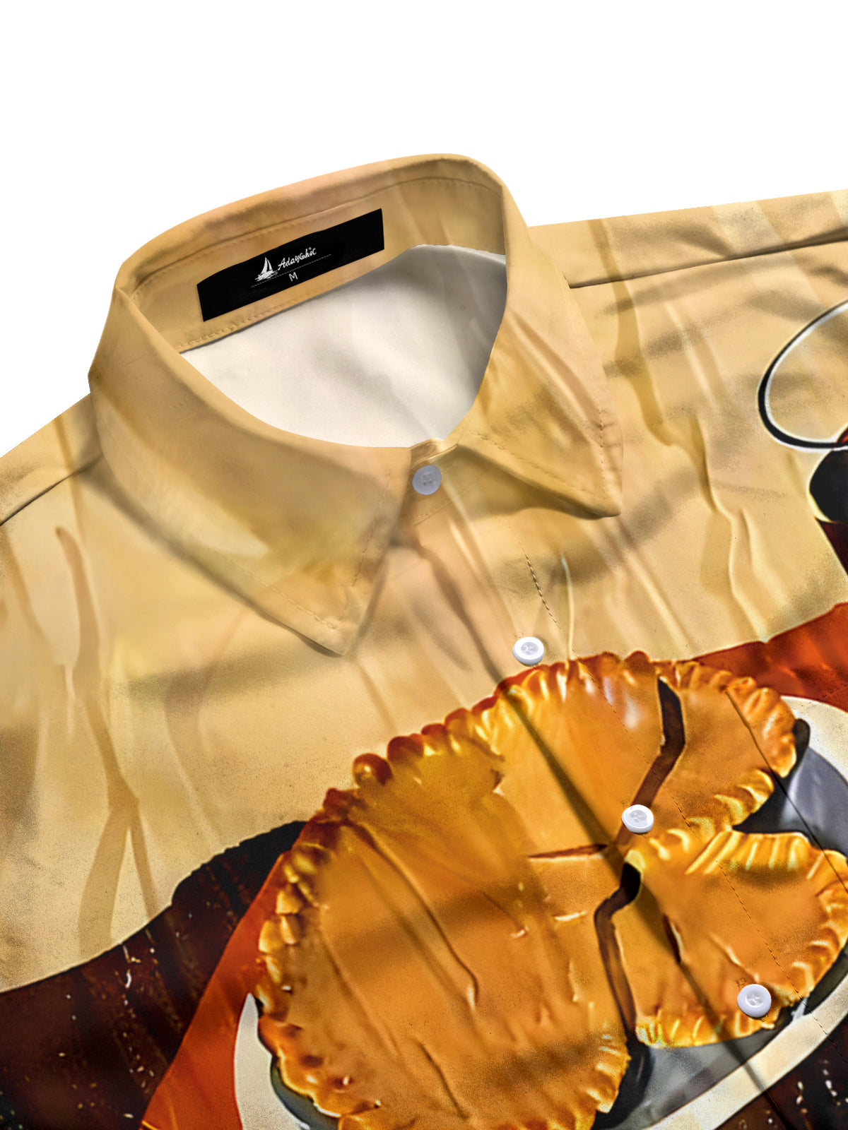 Christmas Dinner Turkey Men's Pocket Short Sleeve Shirts