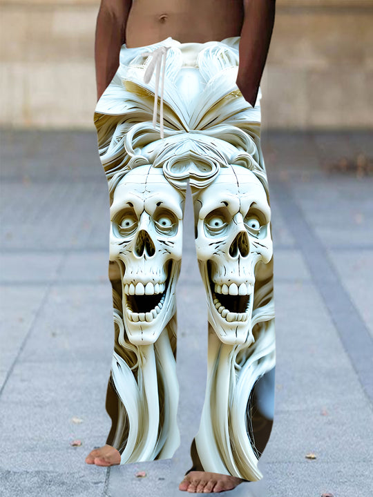 men's Halloween casual pants front view costume