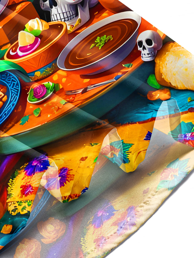 men's colorful cactus print shirt summer vacation