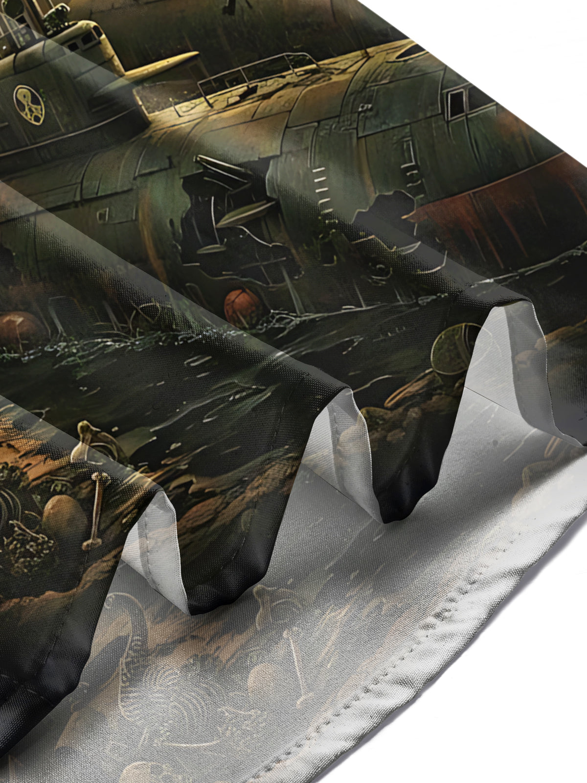 Shark Print Men's Pocket Short Sleeve Shirts