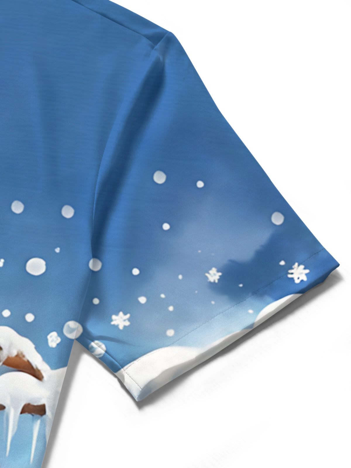 Owl Print Men's Pocket Short Sleeve Shirts