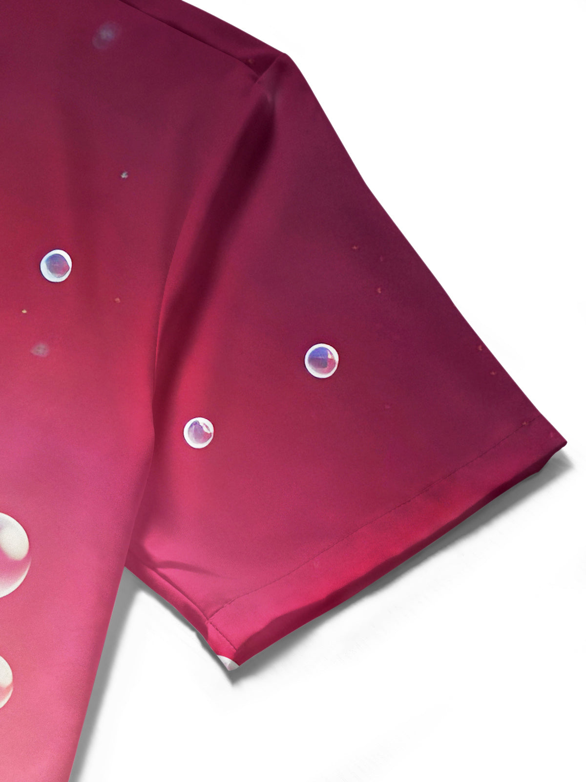 Funny Santa Bubble Xmas Men's Pocket Short Sleeve Shirts