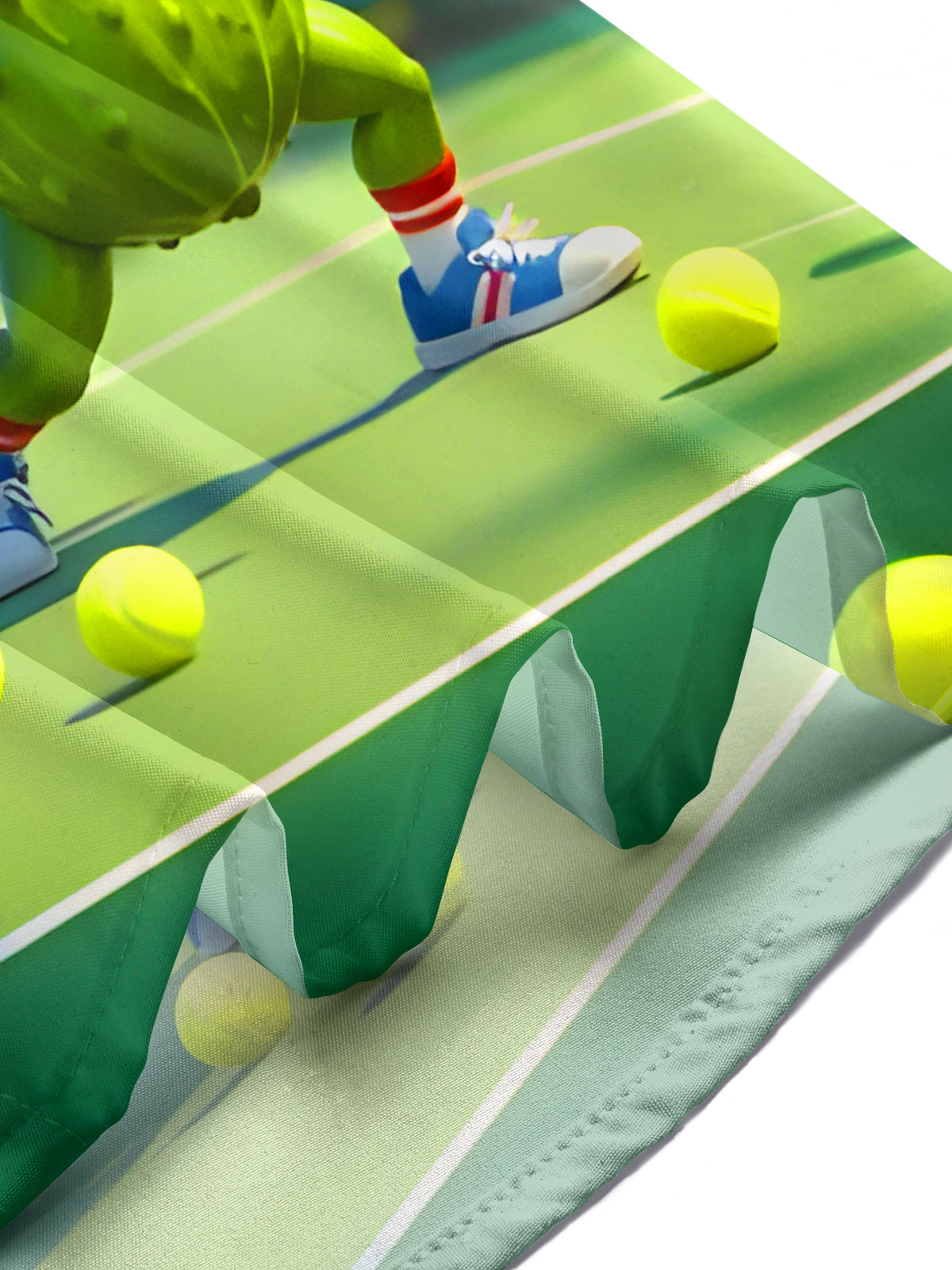 Funny Cucumber Playing Tennis Men's Pocket Short Sleeve Shirts