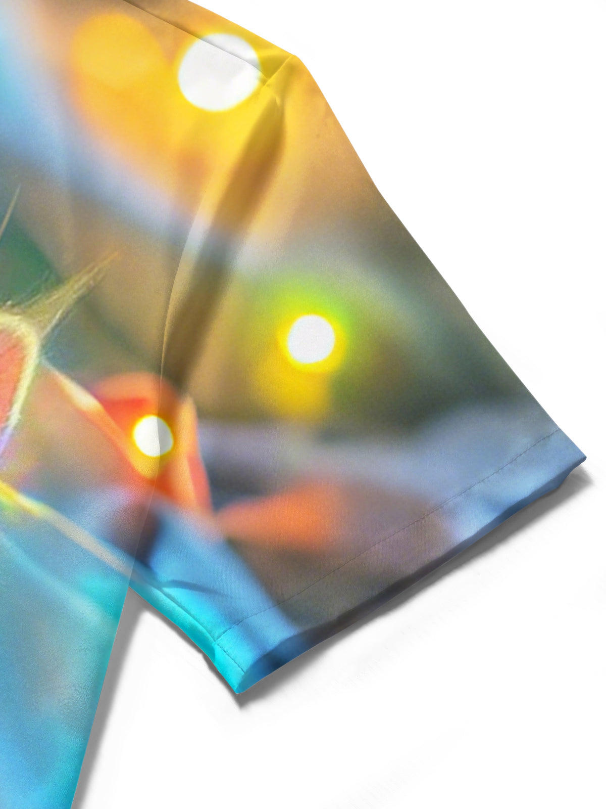 Cat Print Men's Pocket Short Sleeve Shirts