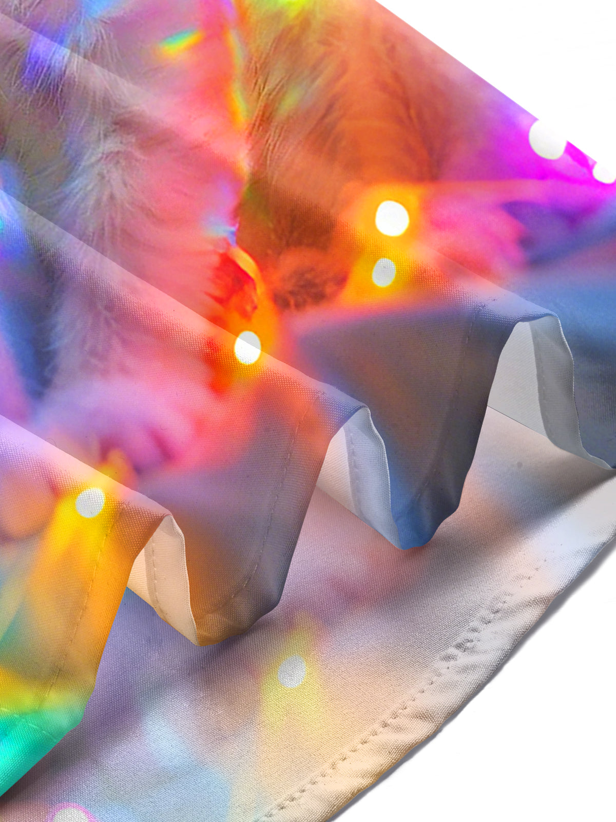 Cat Print Men's Pocket Short Sleeve Shirts