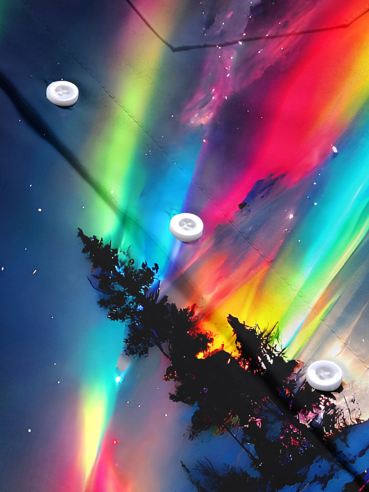 Forest Lake Aurora Men's Pocket Long Sleeve Shirts