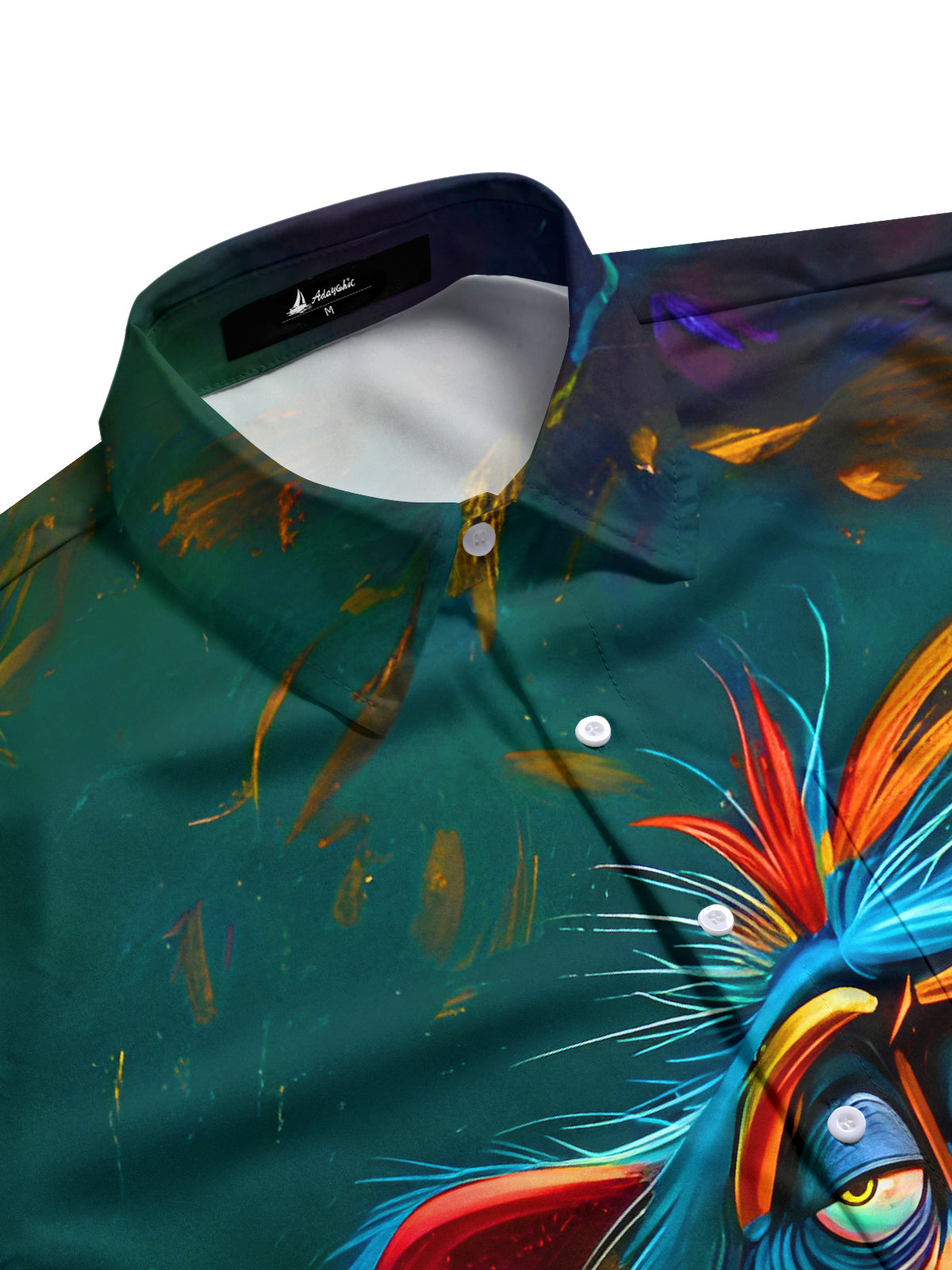 Funny Monkey Men's Pocket Long Sleeve Shirts