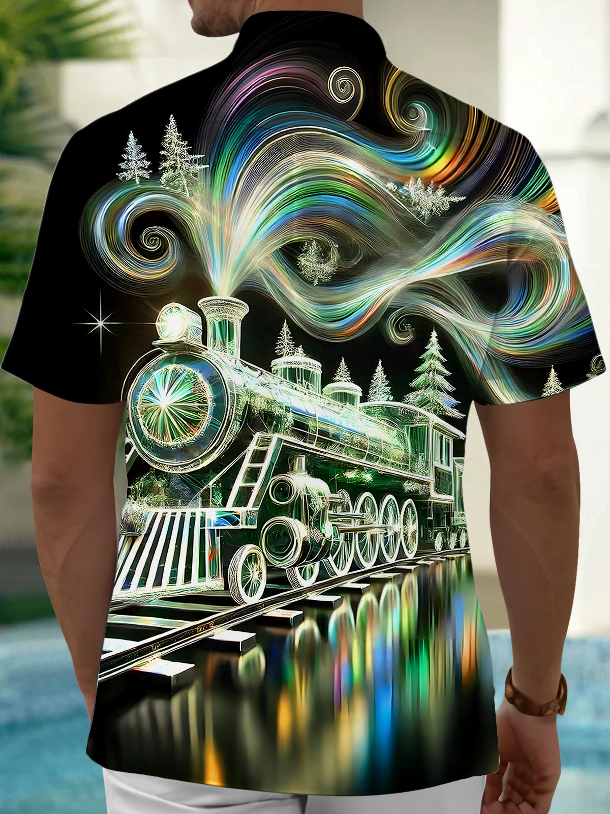 Train Men's Pocket Short Sleeve Shirts