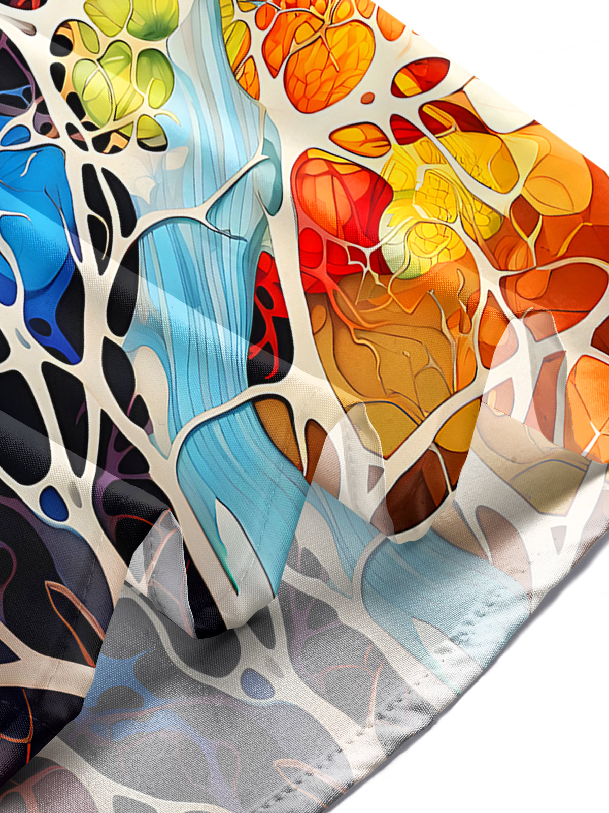 Abstract Men's Pocket Short Sleeve Shirts