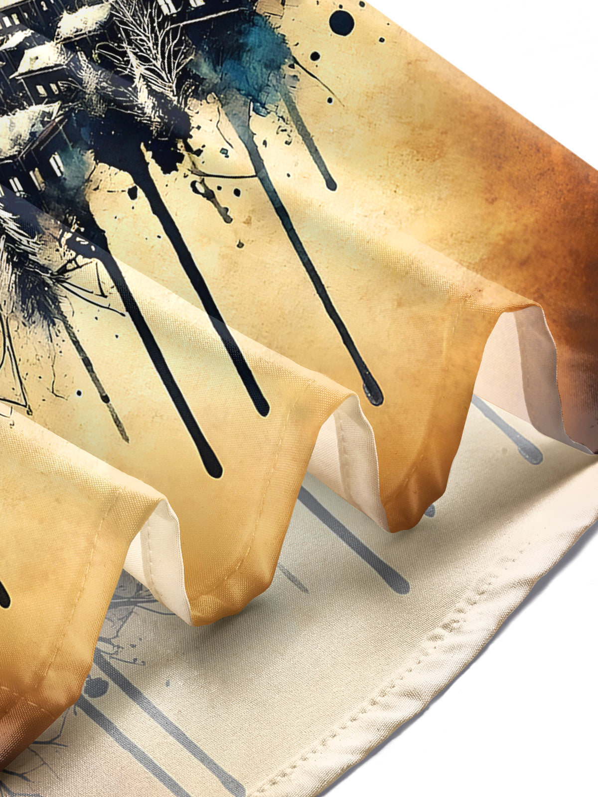 Christmas Santa Claus Deer Men's Pocket Long Sleeve Shirts