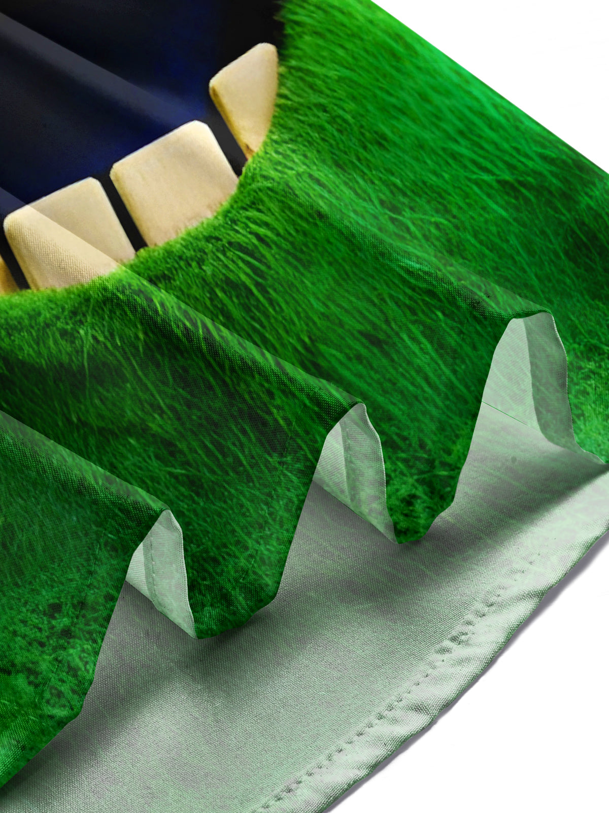 Funny Green Monster Men's Pocket Short Sleeve Cuban Collar Shirts