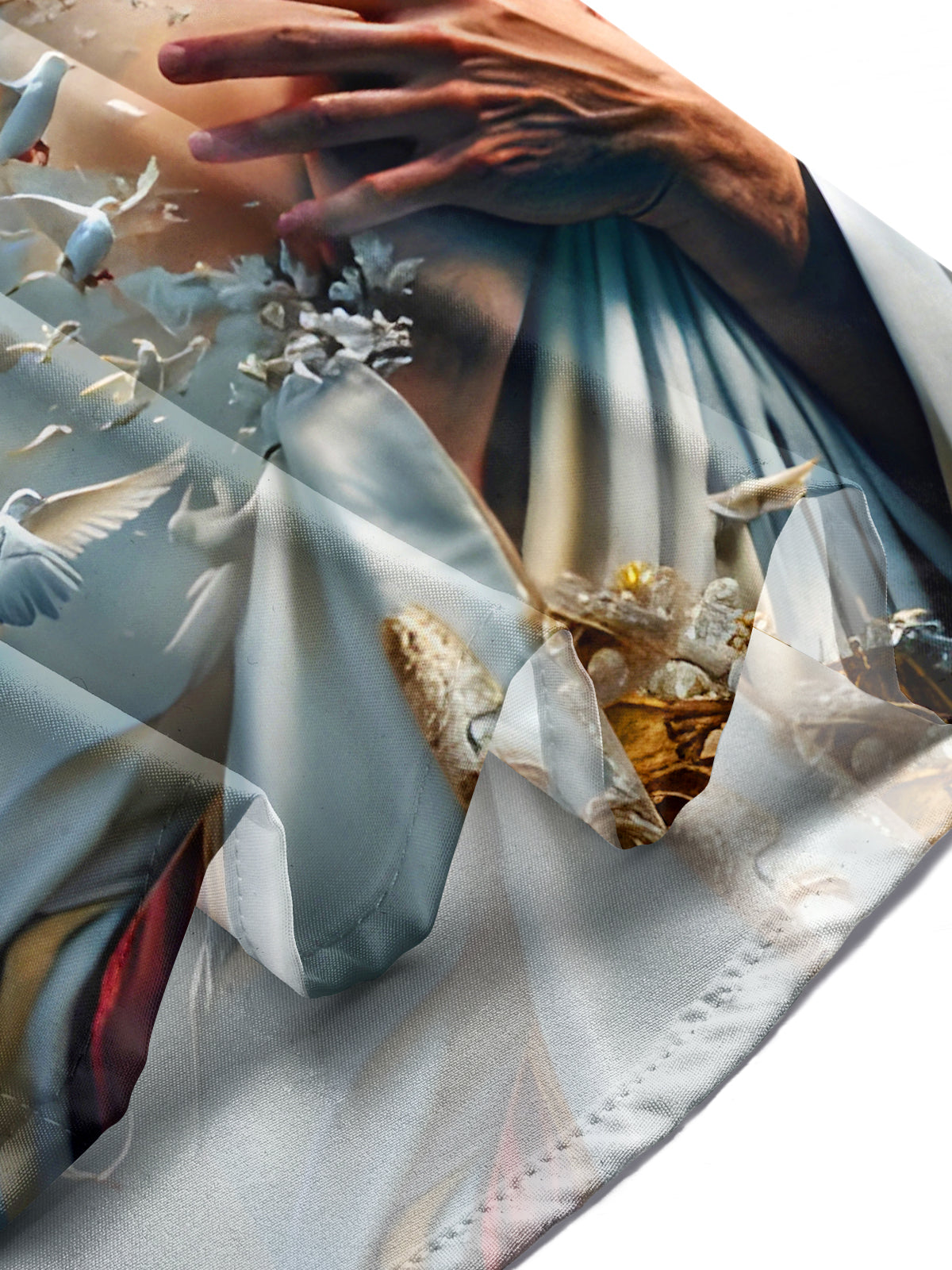 Jesus Religion Peace Dove Men's Pocket Short Sleeve Shirts